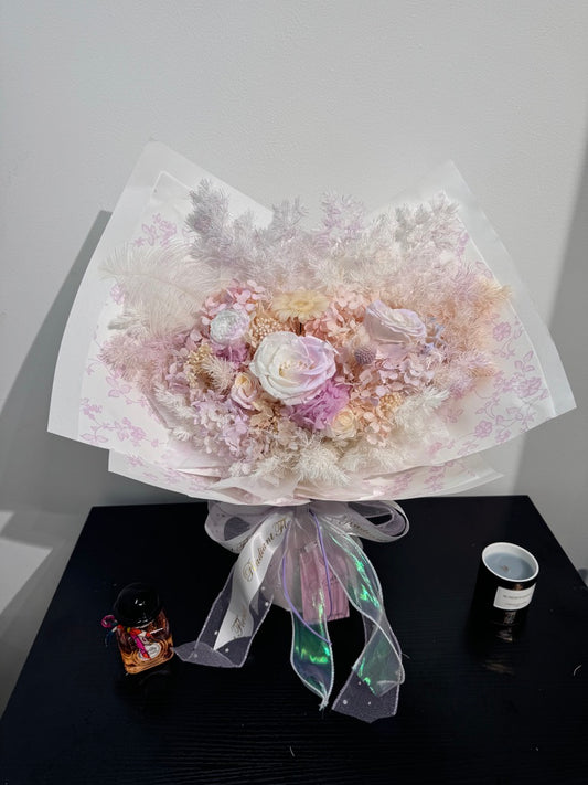Fairy Love 混搭永生花束 溫柔紫