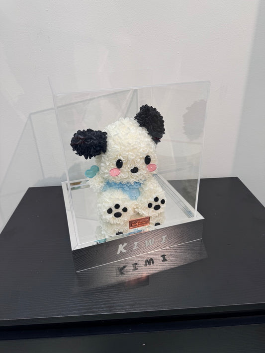 pc狗永生花擺設