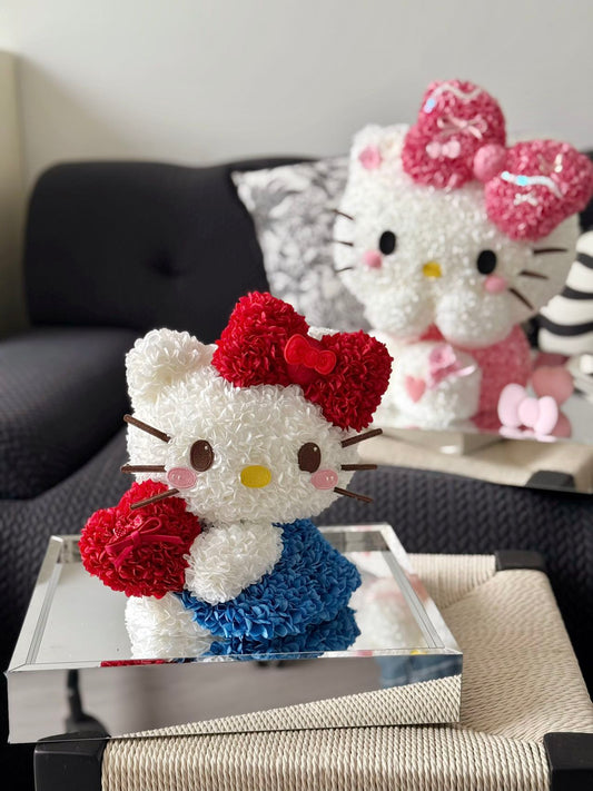 Hello Kitty永生花擺設