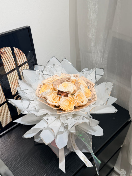 Silver系列—有錢花鈔票花束