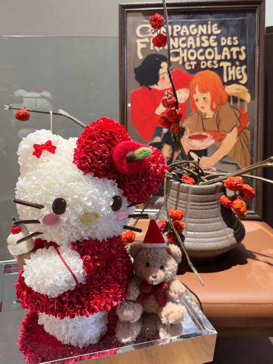 Hello Kitty 永生花擺設
