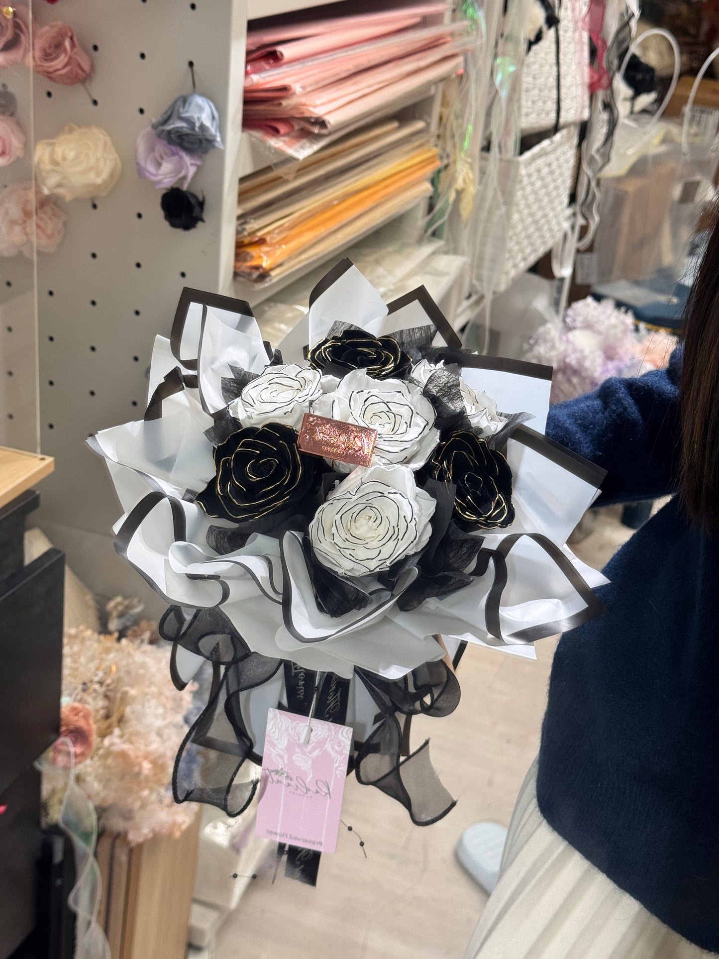 Romantic系列 小香風永生花束