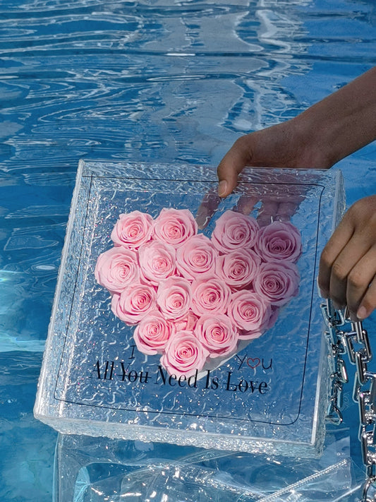 冰雪奇緣永生花盒