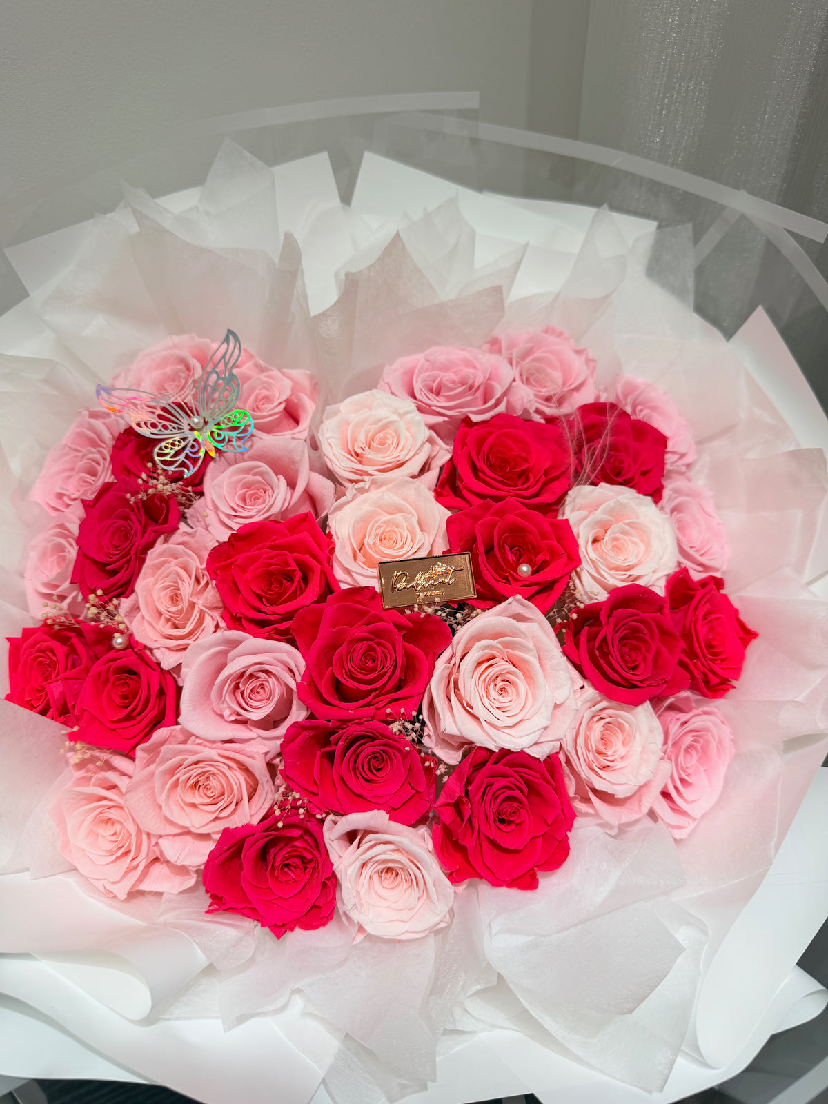 In Bloom 永生花花束 Pink X Floyd
